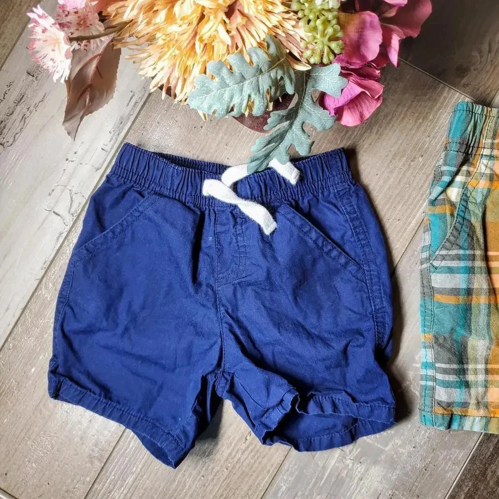Gymboree Summer Baby Boy Shorts Bundle Size 6-12m